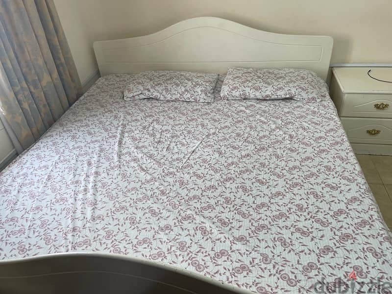 King Size Bed Mattress & Frame for Sale!" 3