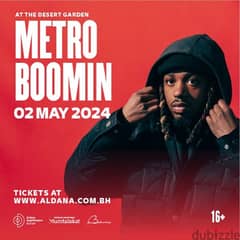 5 Day 2 (Thursday, May 2) Normal tier Metro Boomin Tickets 0