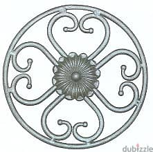Creative wrought Iron cast steel molding disignes and steel neval post 5