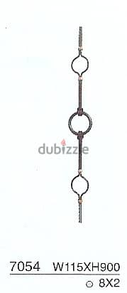 Creative wrought Iron cast steel molding disignes and steel neval post 6