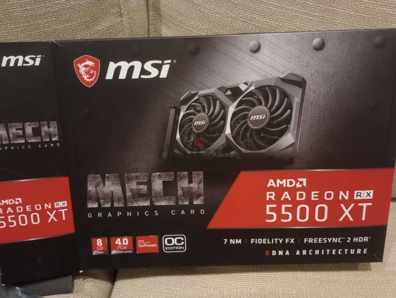 AMD Radeon 5500 XT for sale 2