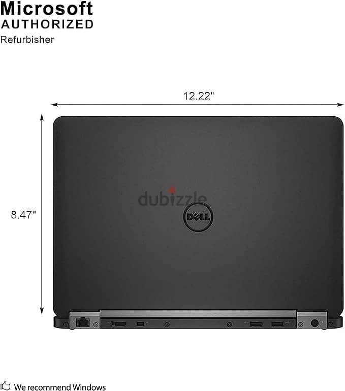 DELL ‎Latitude E7270 - Refurbished Professional Laptop Core i7- 89.9BD 1
