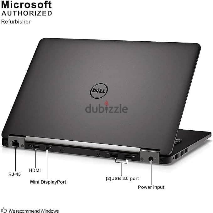 DELL ‎Latitude E7270 - Refurbished Professional Laptop Core i7- 89.9BD 3