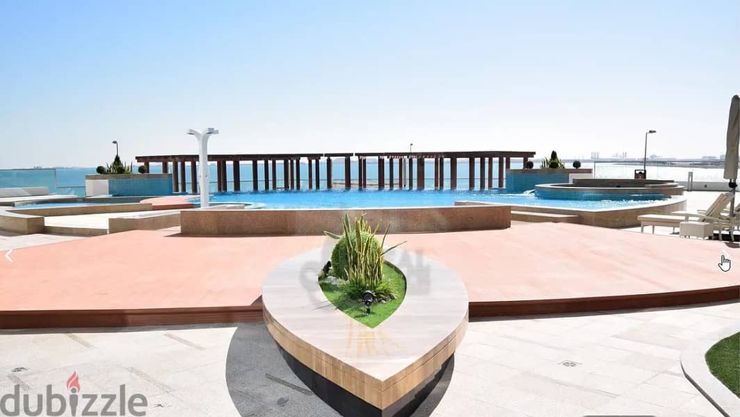 Amazing sea & pool view 1BR 92m in Dilmunia (rented for 700 BD) 13