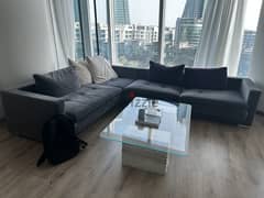 L shape modern Sofa (FINAL OFFEER GOOD CATCH BHD 40)