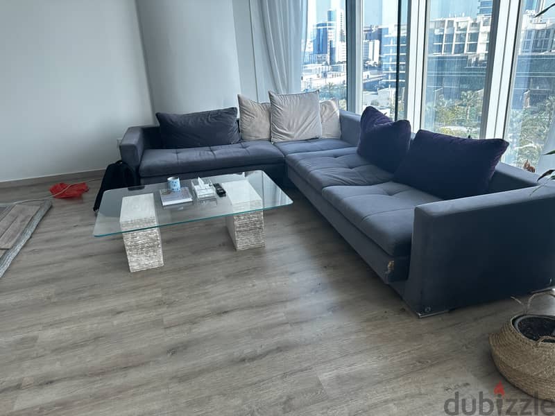 L shape modern Sofa (FINAL OFFEER GOOD CATCH BHD 100) 1