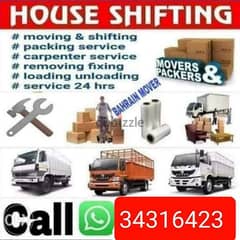 House shifting Bahrain movers and Packers 0