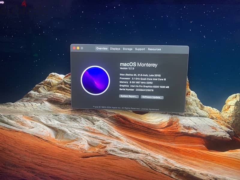 iMac (MacOS: Monterey) 1