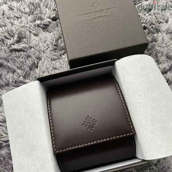 Patek Philippe leather travel watch pouch 0