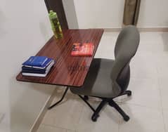 Study table with  chair for sale.