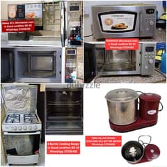 oven microwavee and other items for sale with Delivery 0