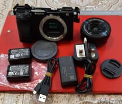 CAMERA SONY A 6400 MIRRORLES ALPHA WITH LENS FOR SALE