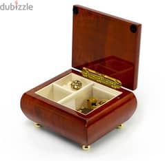 NEW- Wooden Music Jewelry Box - “Can’t Take My Eyes Off Of You” Melody 0