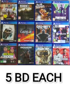 Ps4 Games Excellent Condition works on ps5 as well