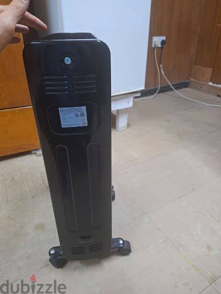 Black Dekker oil  Heater 2000W 1