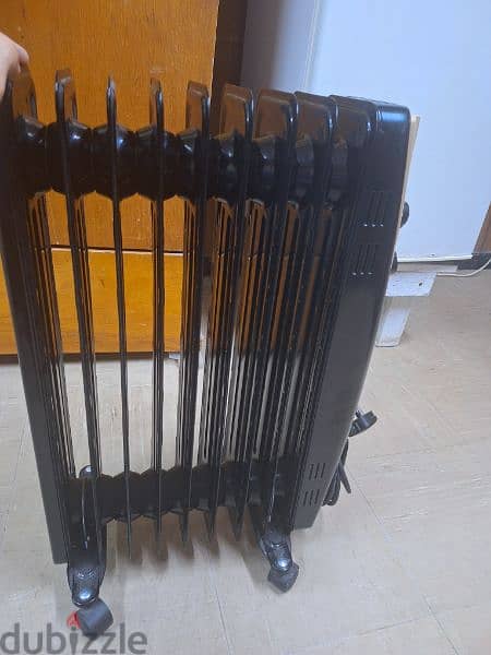 Black Dekker oil  Heater 2000W 3