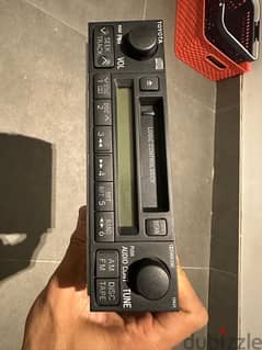 Original Toyota cassette player for yaris 2009 0