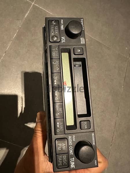 Original Toyota cassette player for yaris 2009 1