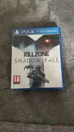 killzone shadow fall ps4 cd disk game , barely used