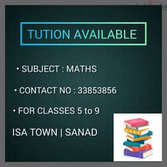 Tuition available for all classes