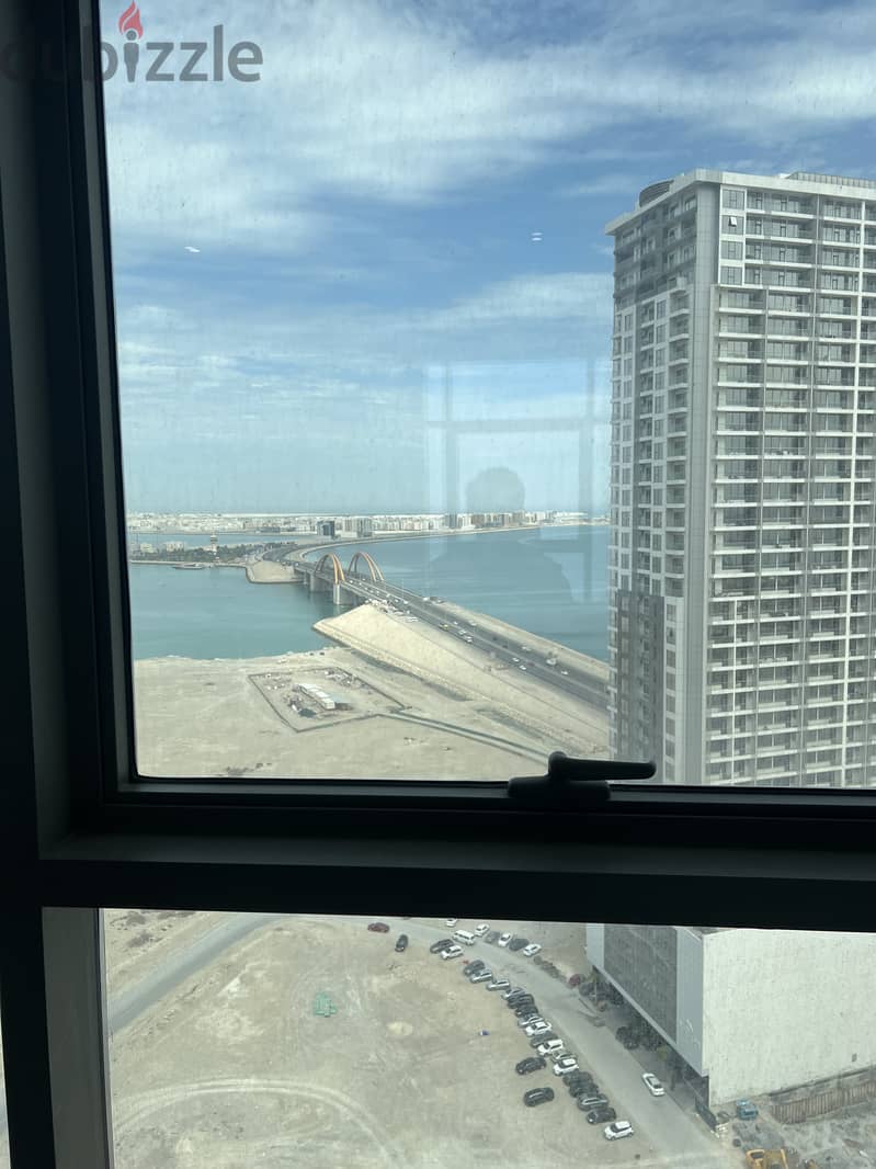 For rent a new flat in Juffair 25th floor seaview 7