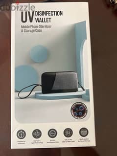 UV Disinfection Wallet- mobile phone steriliser and storage case 0