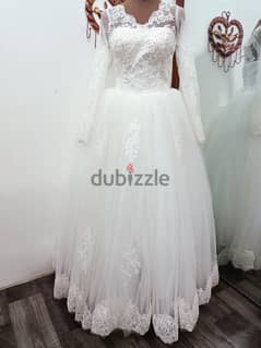 new wedding dress - 70 BD for sale- 40 BD for rent 0