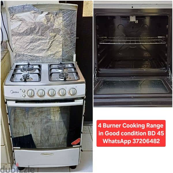 hisense 220 L fridge and other items ⁴ 15