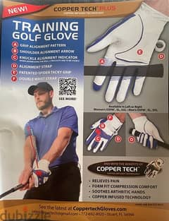Golf gloves.