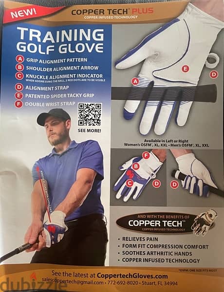 Golf gloves. 0