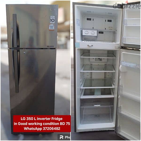 LG Fridge and other items for sale with Delivery 1