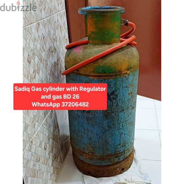Cooking stove and gas cylinder and other items for sale with Delivery 7