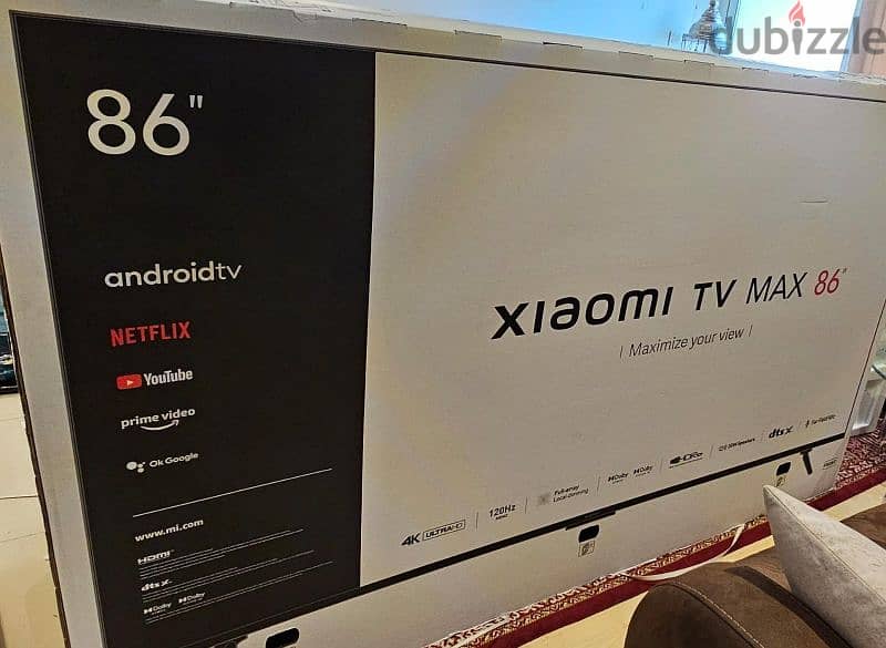 Xiaomi 86 inches TV Under Warranty 9