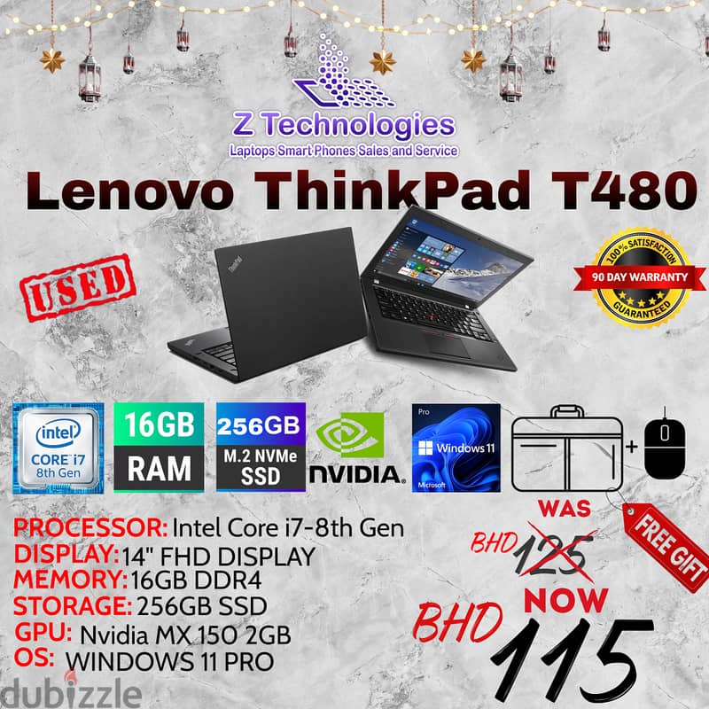 Lenovo ThinkPad T480 0