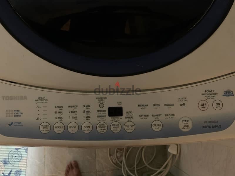 Toshiba 10kg washing machine  for sale 2