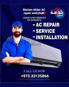 AC repair and service maintenance Installation