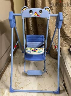 contact(36216143) baby swinger and baby feeding chair in good conditio 0