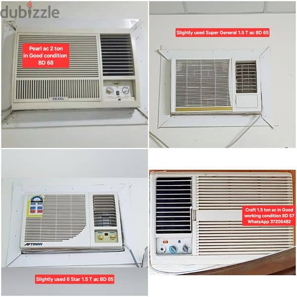 Zamil 1.5 ton window ac and other items for sale with Delivery 3