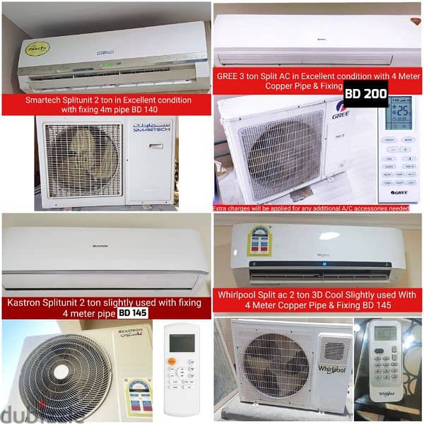 Zamil 1.5 ton window ac and other items for sale with Delivery 14