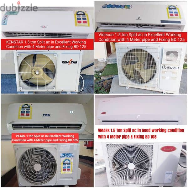 Zamil 1.5 ton window ac and other items for sale with Delivery 16