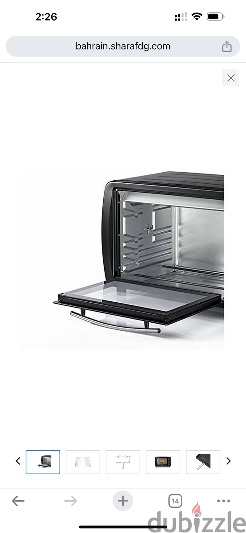 Black and decker toaster oven 35L 2