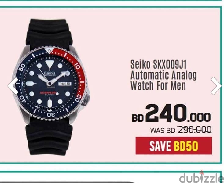 Seiko Diver Watch for Sale 1