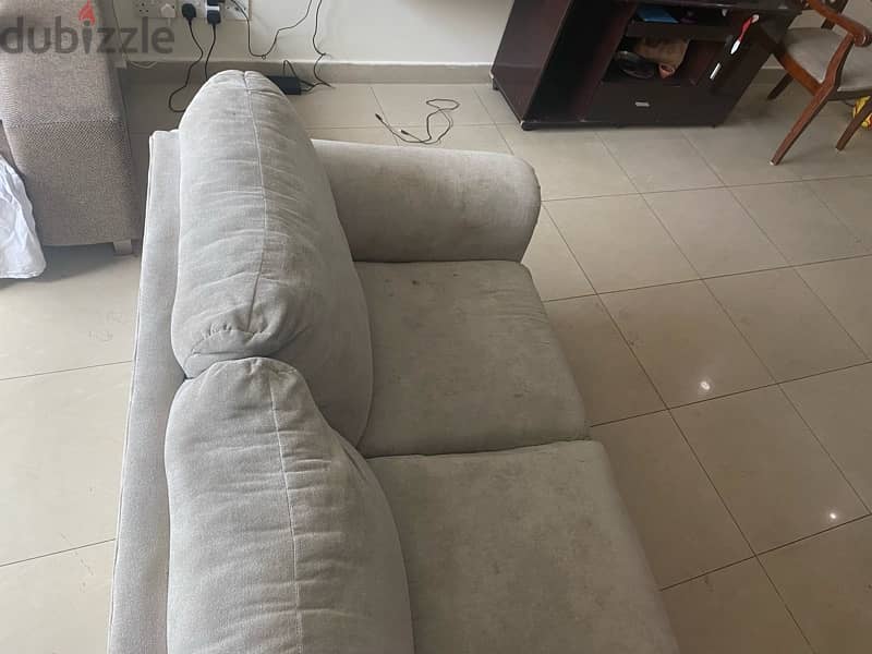 Urgent sale! sofa and office table chair 3