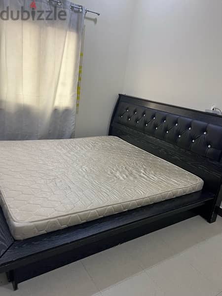 for sale king size bed with mattress pick up only. 3