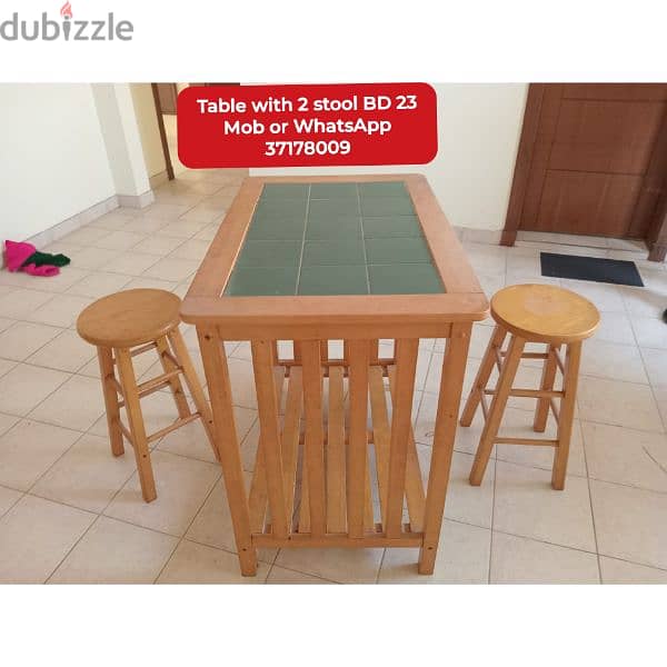 6 chairs Dinning table and other household items 4 sale with delivery 17