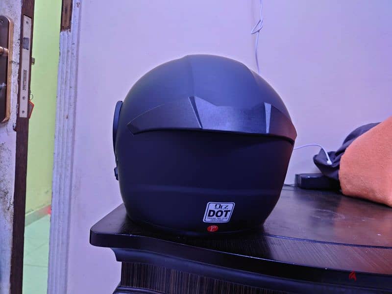 Matt Black Motorcycle Helmet 2