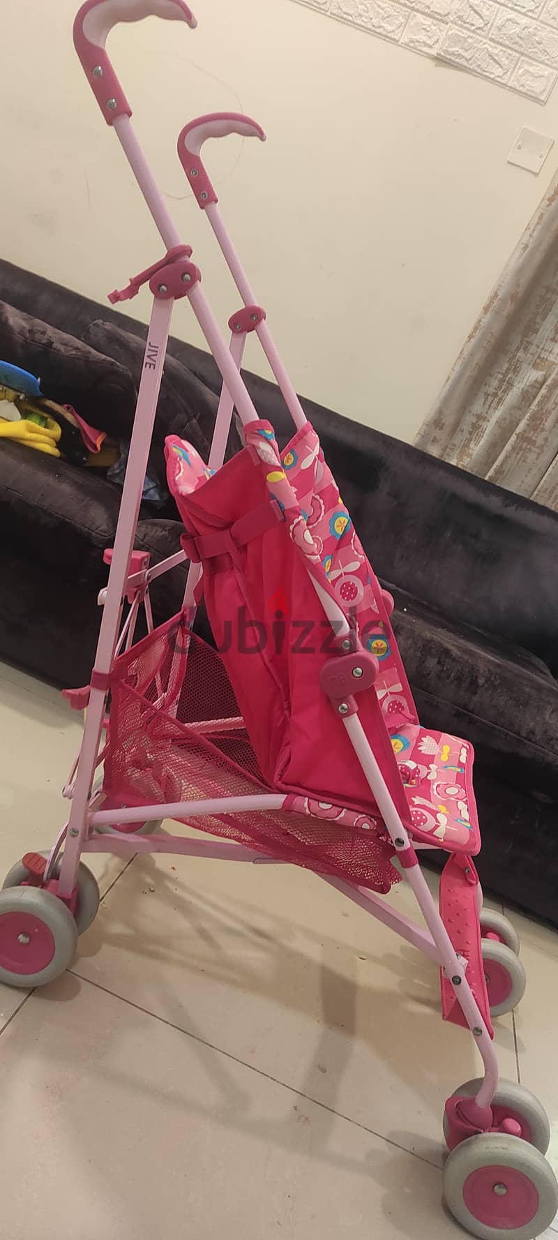 Kids stroller pink 2