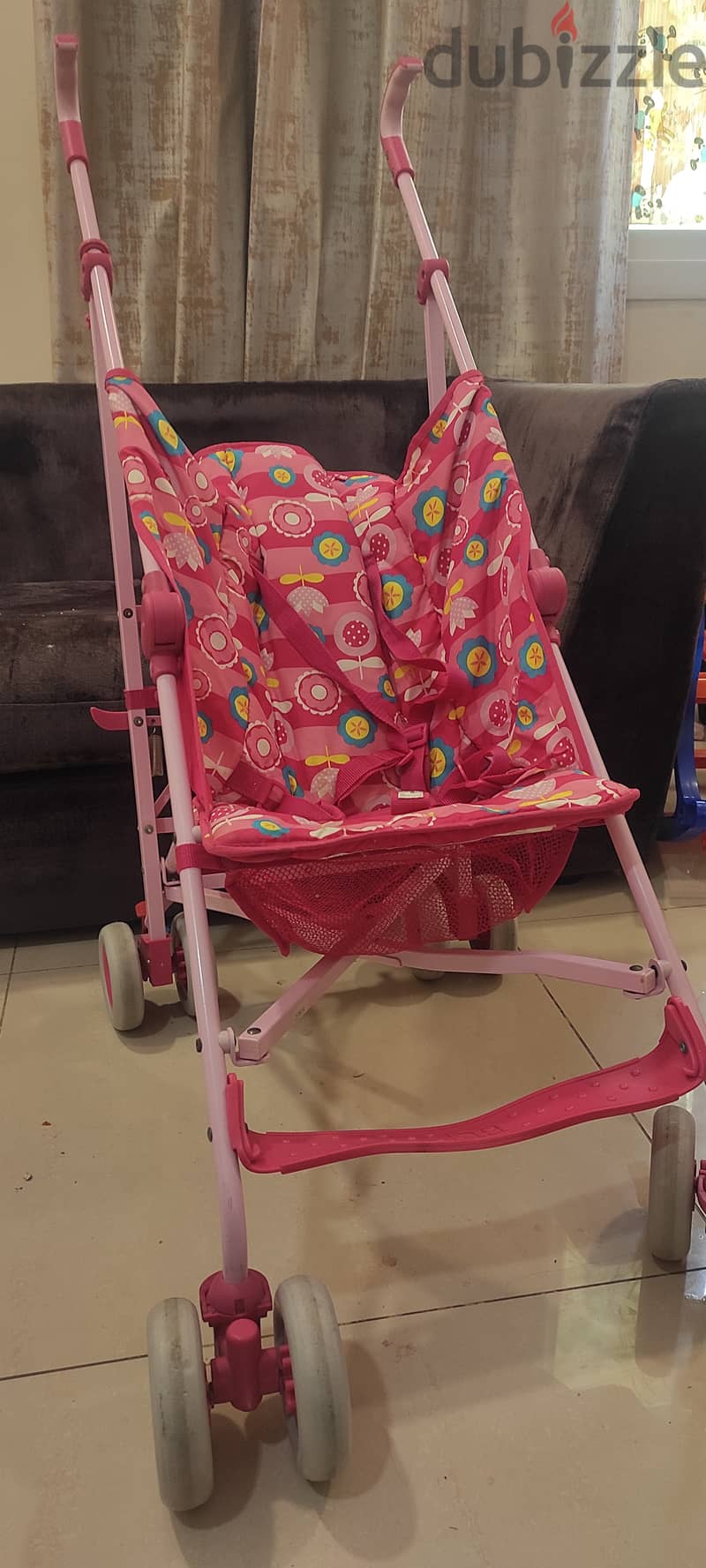 Kids stroller pink 4