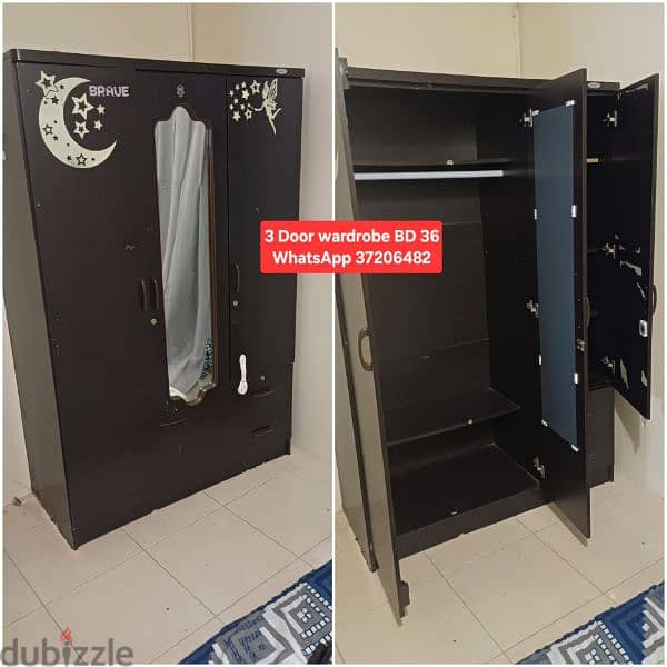 2 Door 3 Door wardrobe and other items for sale with Delivery 7
