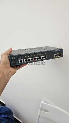 Cisco 2960 managed switch 9 ports 0